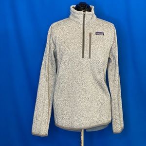 Patagonia gray pullover quarter zip jacket